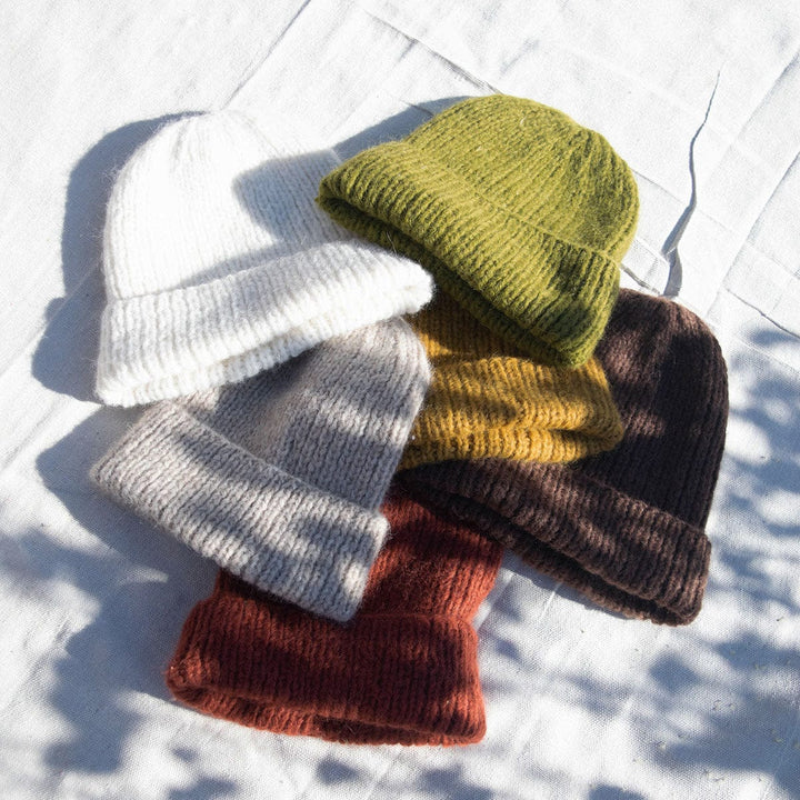 Made by Minga Terracota Solid Alpaca Beanie