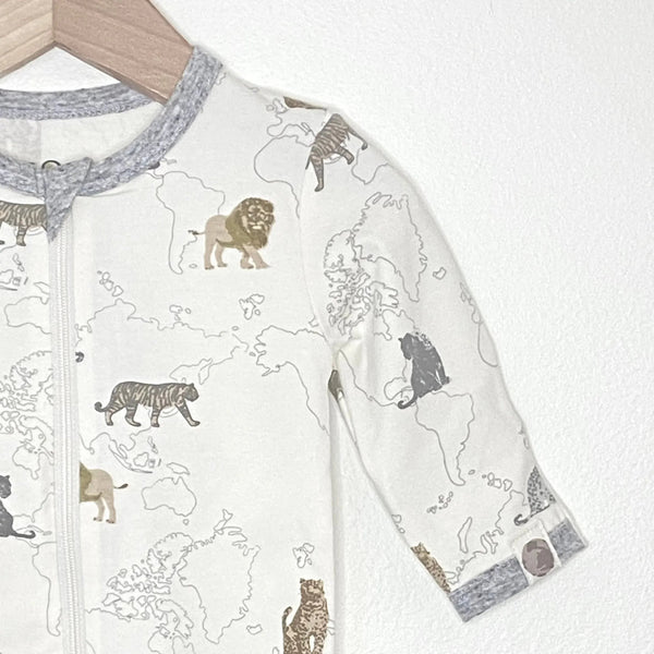 MeOMyEarth Big Cats Footie – Made from Eco-Friendly Fabric