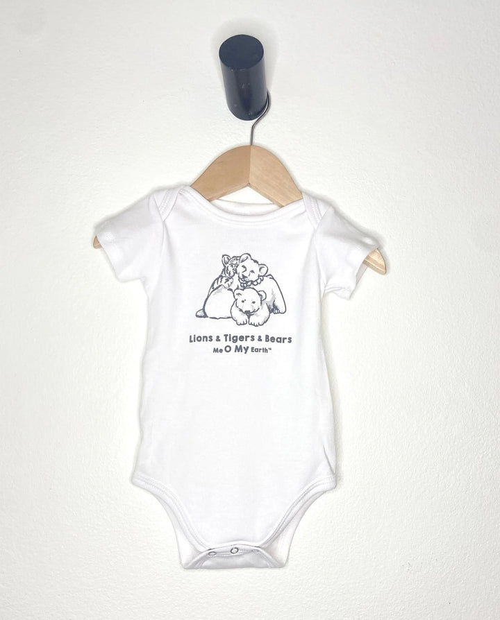 MeOMyEarth Lions, Tigers and Bears Bodysuit – Eco-Friendly Fabric