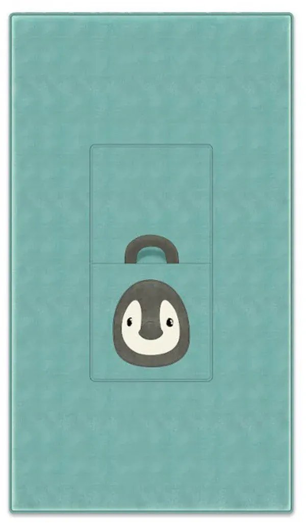 MeOMyEarth Plush Penguin case with attached blanket inside