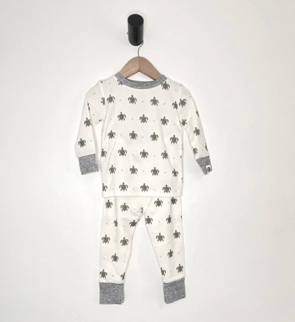 MeOMyEarth Sea Turtle 2-Piece Pajama Set – Eco-Friendly Infant & Toddler Sleepwear