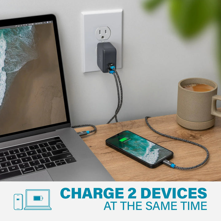 Nimble Charcoal WALLY Wall Charger