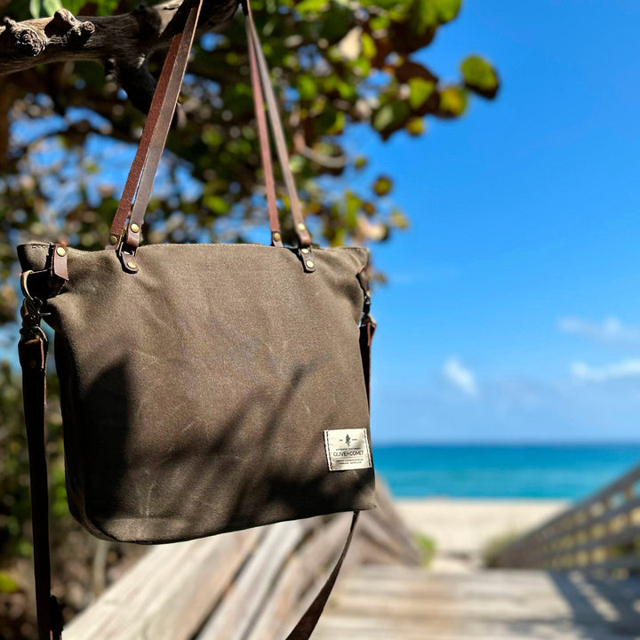 Olive+Comet Weathered Bark The Marquesa Bag