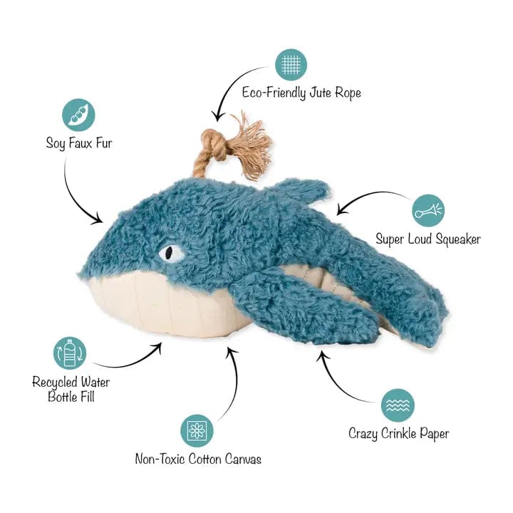 Petshop Whale Dog Toy