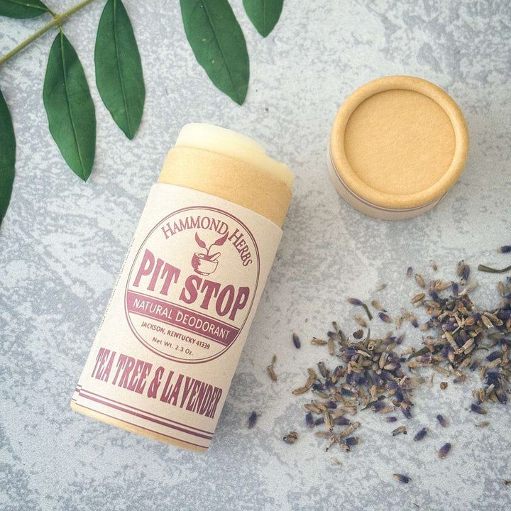 Pit Stop Zero Waste Deodorant - Aluminum Free, 4 Scent Options, Paraben Free, 2.3 oz.