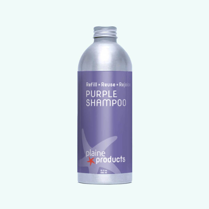 Plaine Products Cherry Almond / 10 oz / No Pump (Refill) Purple Shampoo