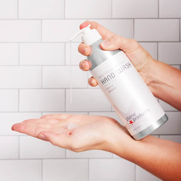 Plaine Products Cherry Almond / 16 oz / 16oz Pump (+0.75) Hand Wash