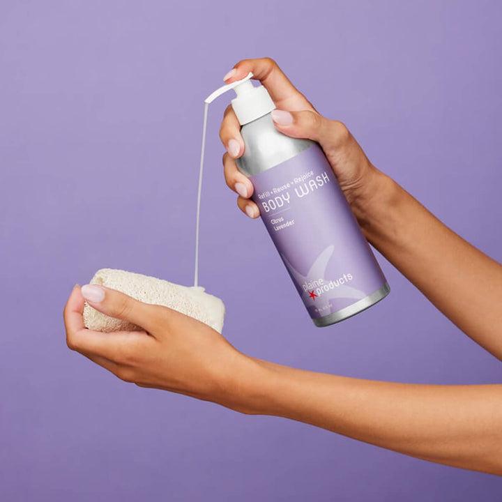 Plaine Products Citrus Lavender / 16 oz / 16oz Pump (+$0.75) Body Wash