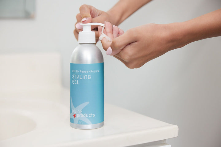 Plaine Products Sage / 10 oz / 10oz Pump (+$0.75) Styling Gel