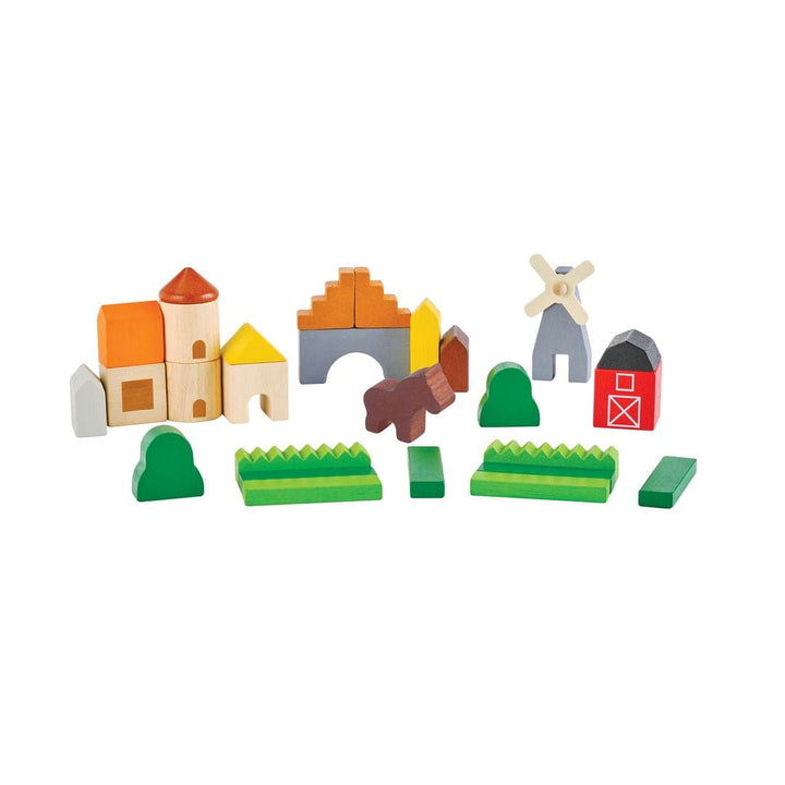 PlanToys USA Country Blocks