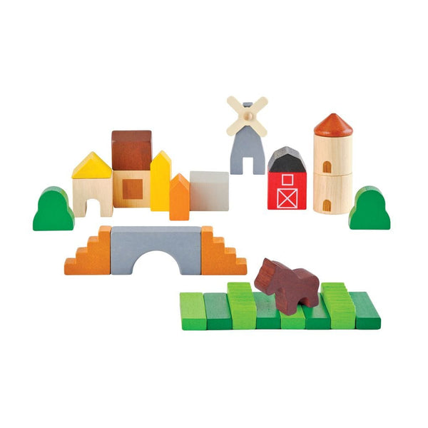 PlanToys USA Country Blocks