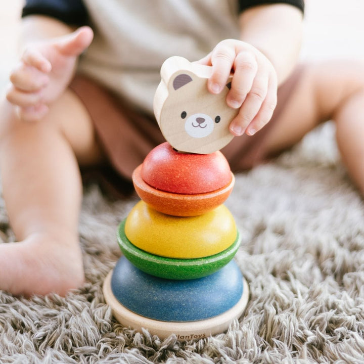 PlanToys USA Stacking Ring - Bear