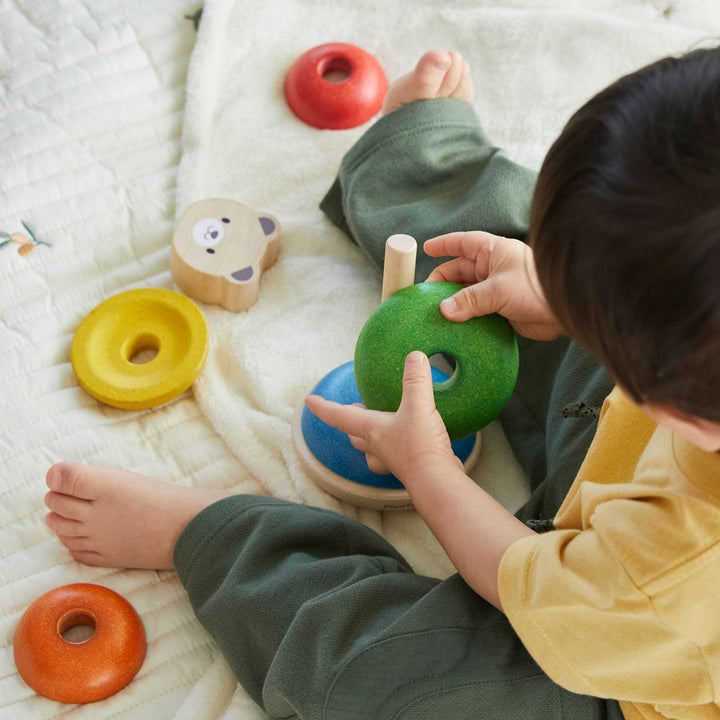 PlanToys USA Stacking Ring - Bear