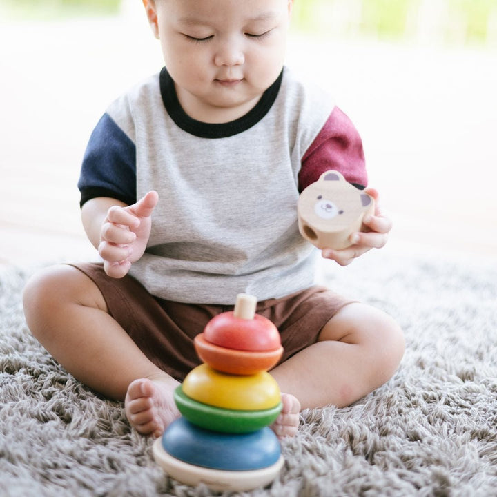 PlanToys USA Stacking Ring - Bear