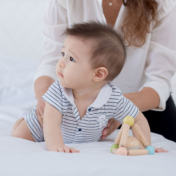 PlanToys USA Triangle Clutching Toy - Pastel