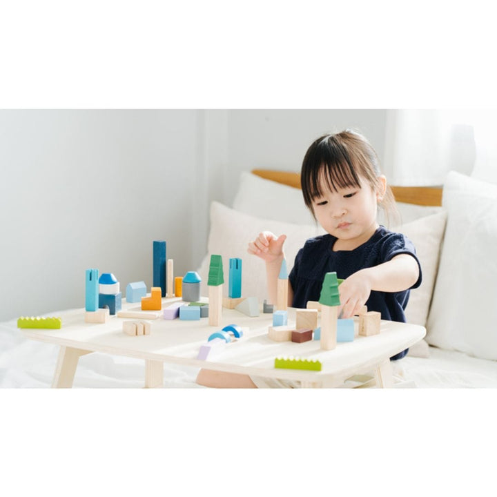 PlanToys USA Urban City Blocks