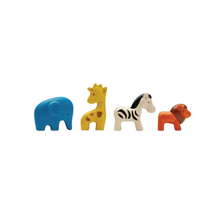 PlanToys USA Wild Animals Set