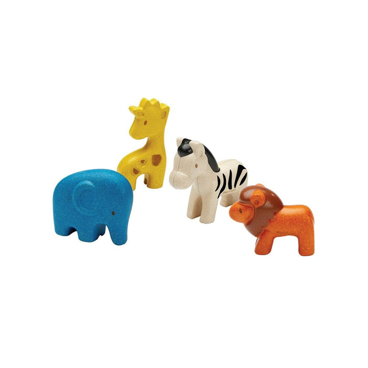 PlanToys USA Wild Animals Set