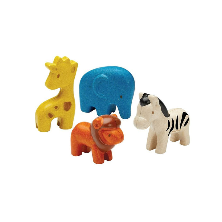 PlanToys USA Wild Animals Set