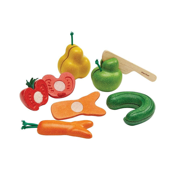 PlanToys USA Wonky Fruit & Vegetables