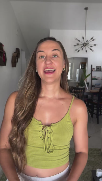 All Natural Lip Balm applied, customer video