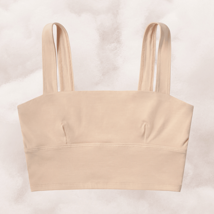 PROCLAIM Ada Nude / S (A-C Cup) Organic Cotton Square Neck Bralette