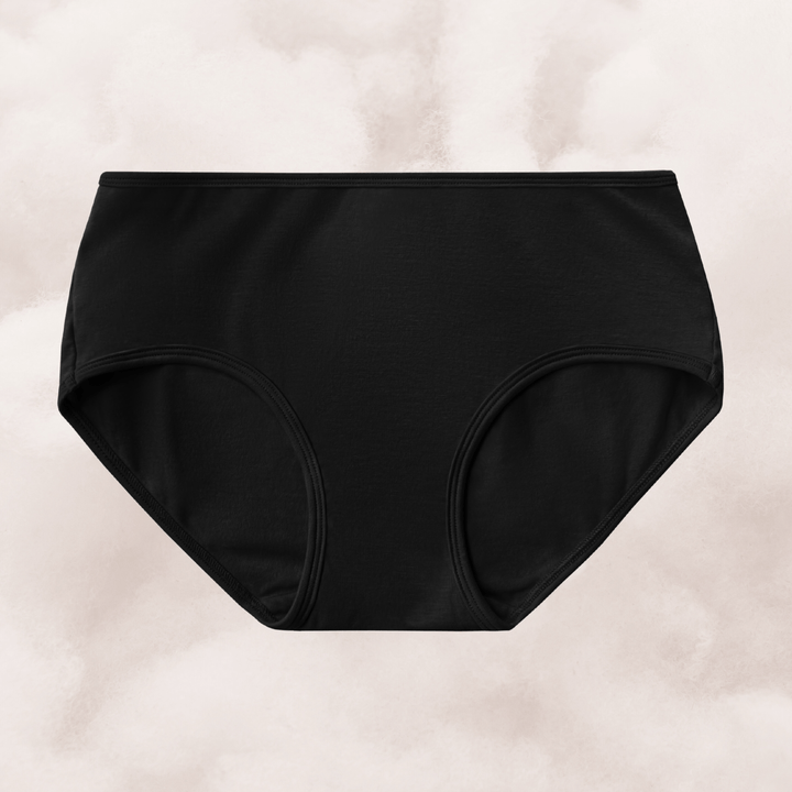 PROCLAIM Black / S Organic Cotton Mid-Rise Brief