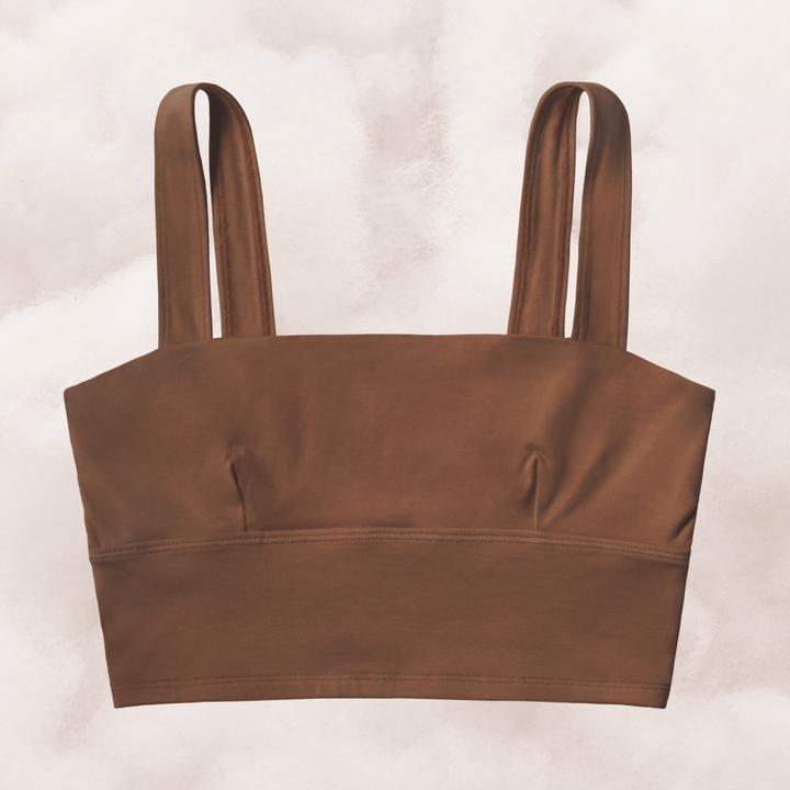 PROCLAIM Ella Nude / S (A-C Cup) Organic Cotton Square Neck Bralette