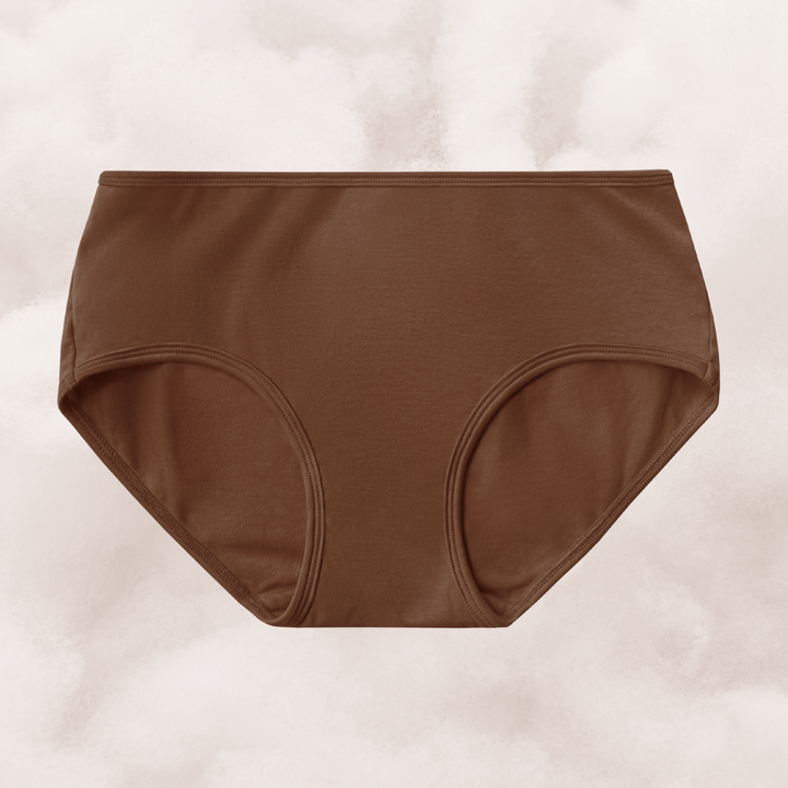 PROCLAIM Ella Nude / S Organic Cotton Mid-Rise Brief