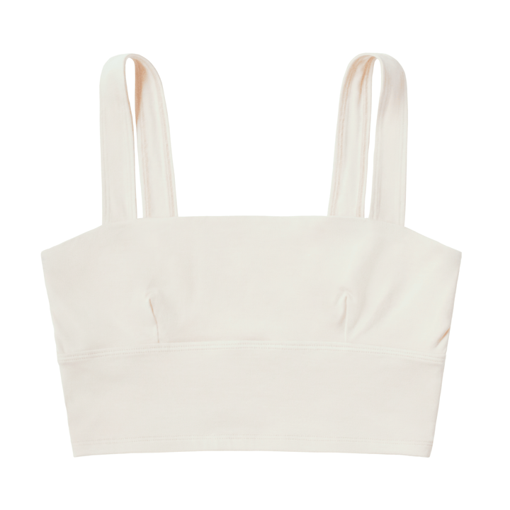 PROCLAIM Natural / S (A-C Cup) Organic Cotton Square Neck Bralette