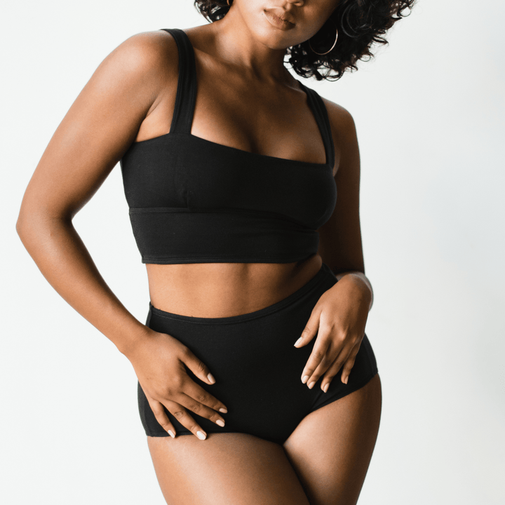 PROCLAIM Organic Cotton Square Neck Bralette