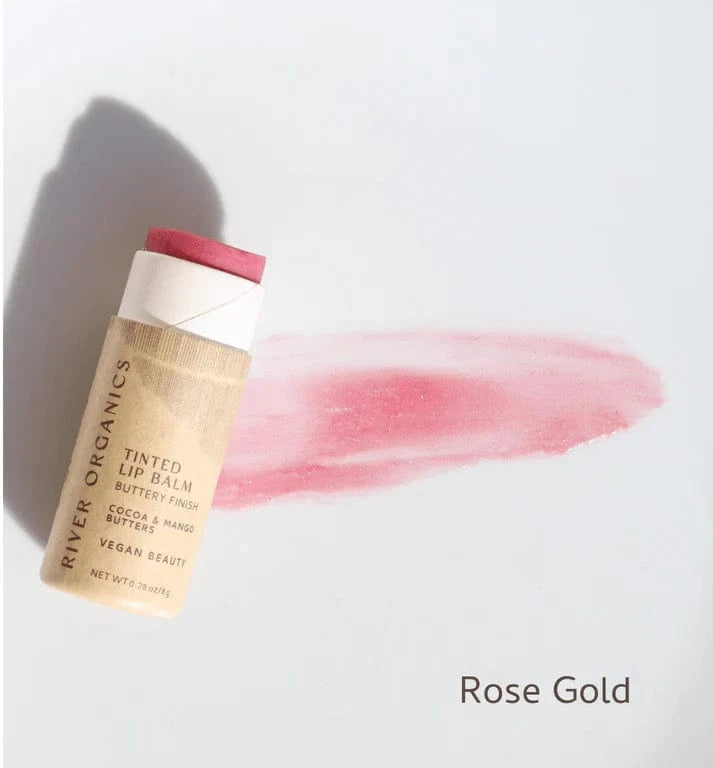 River Organics Rose Tinted Vegan Lip Balm