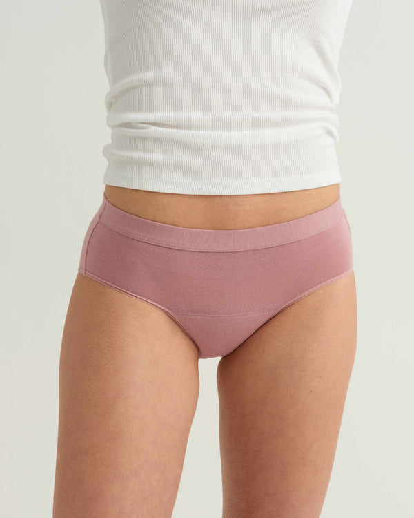 Saalt Heavy / XS / Pink Dawn Leakproof Cotton Brief