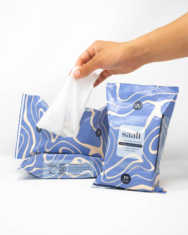 Saalt Saalt Intimate Cleansing Wipes