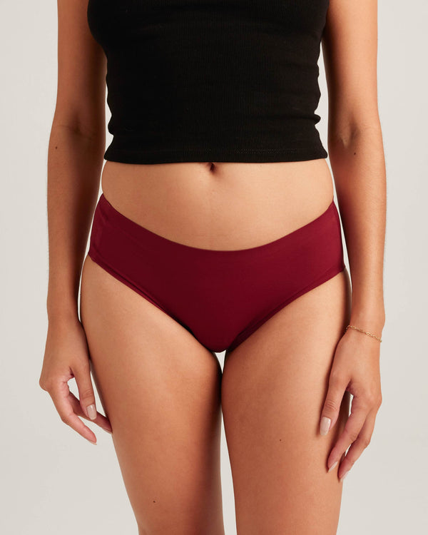 Saalt Super / XXS / Crimson Rose Leakproof Seamless Brief