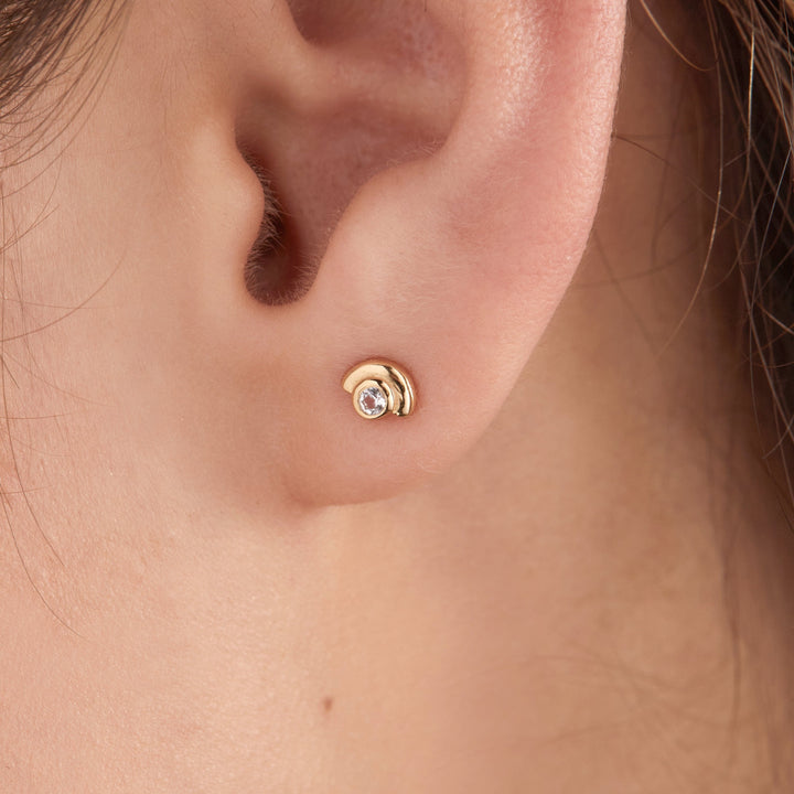 Sara Patino Jewelry Arc Studs