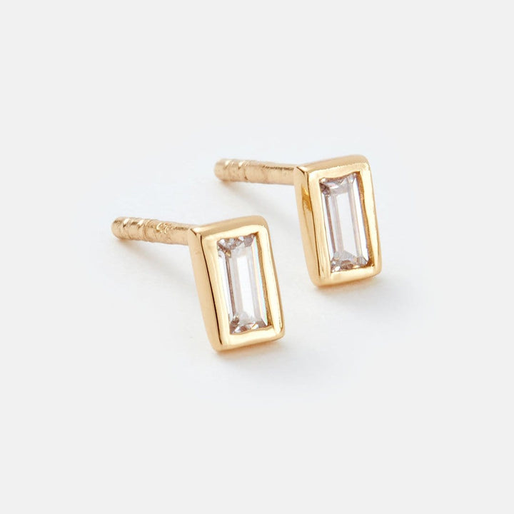 Sara Patino Jewelry Brilliant Baguette Studs