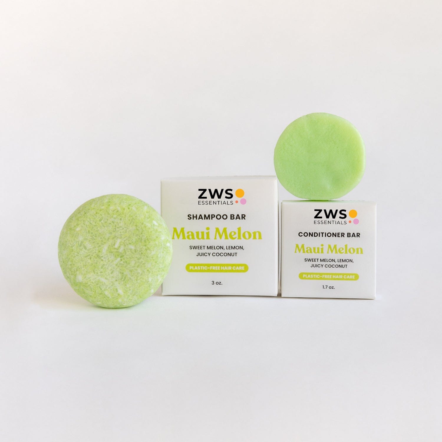 Shampoo & Conditioner Bar Duo - Maui Melon