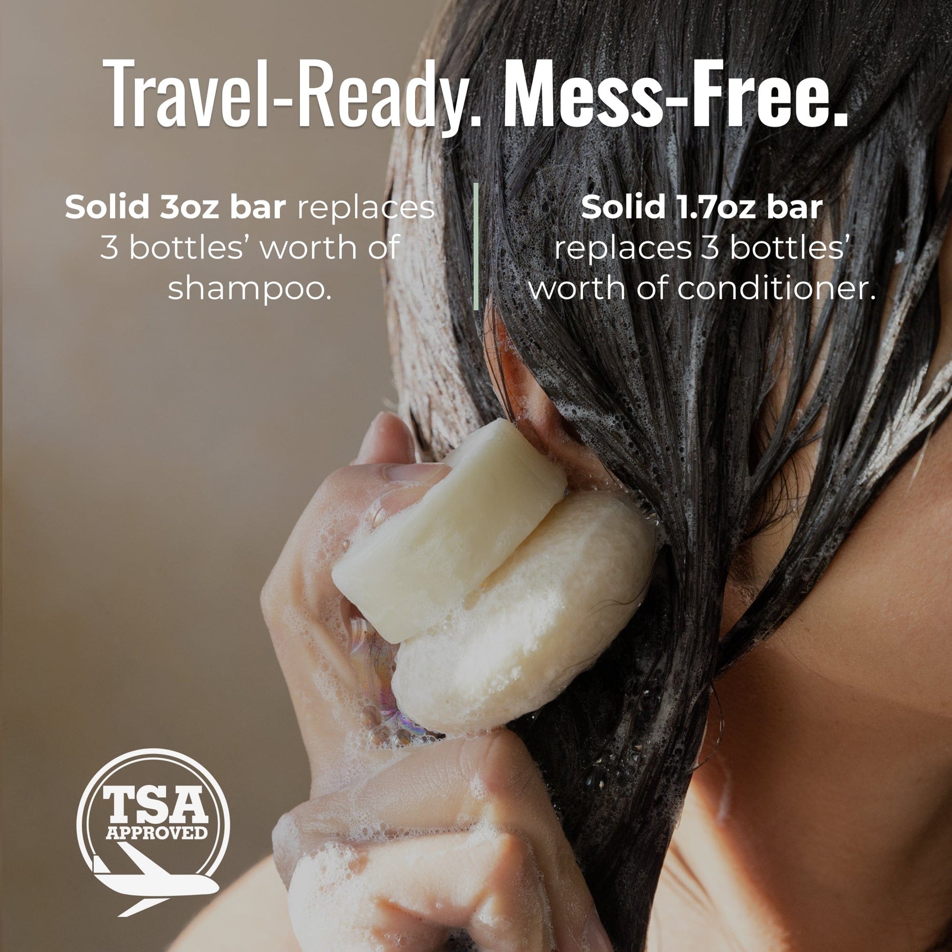 Shampoo & Conditioner Bar Duo - Peppermint Breeze