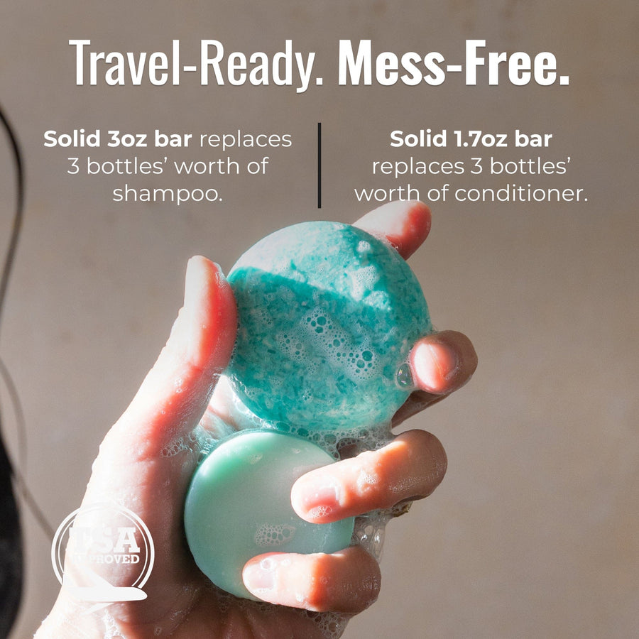 ZWS Essentials Shampoo & Conditioner Bar Duo