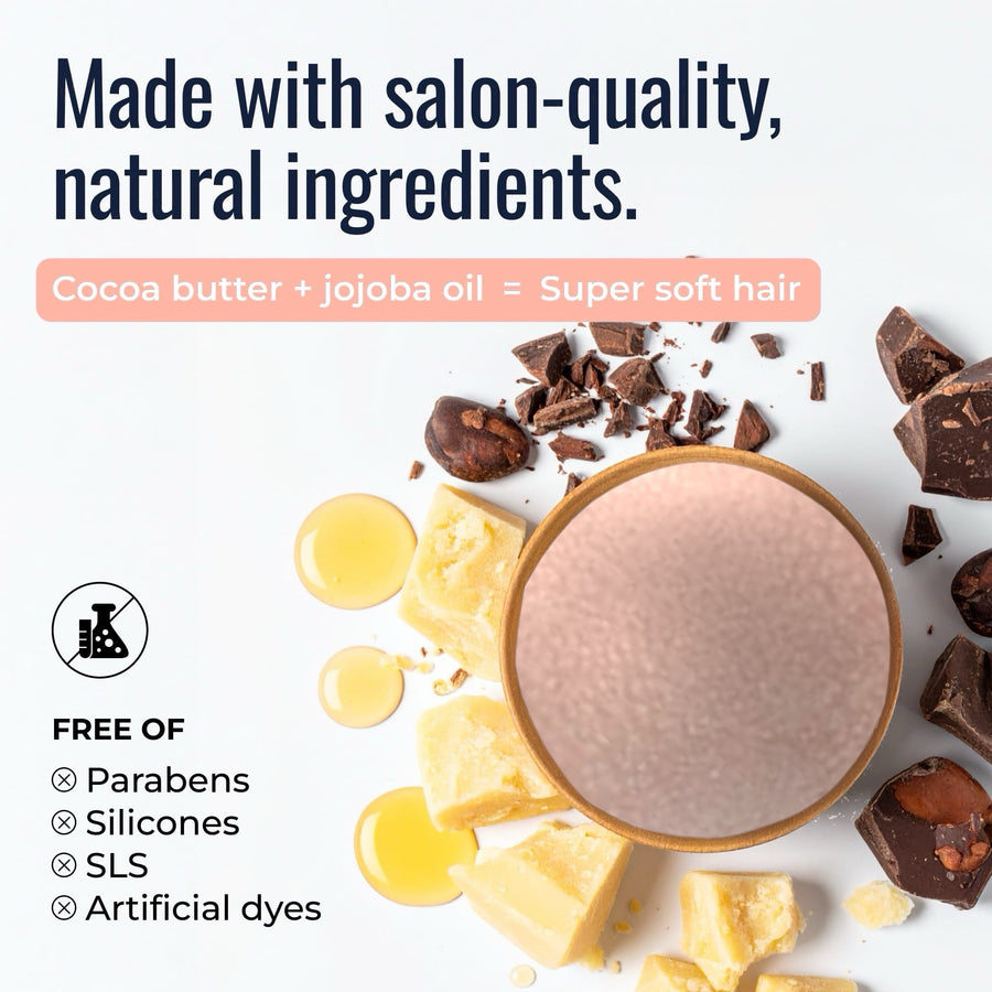 Seasonal Harvest shampoo and conditioner bars: salon-quality natural ingredients, cocoa butter and jojoba oil, free of parabens, silicones and SLS