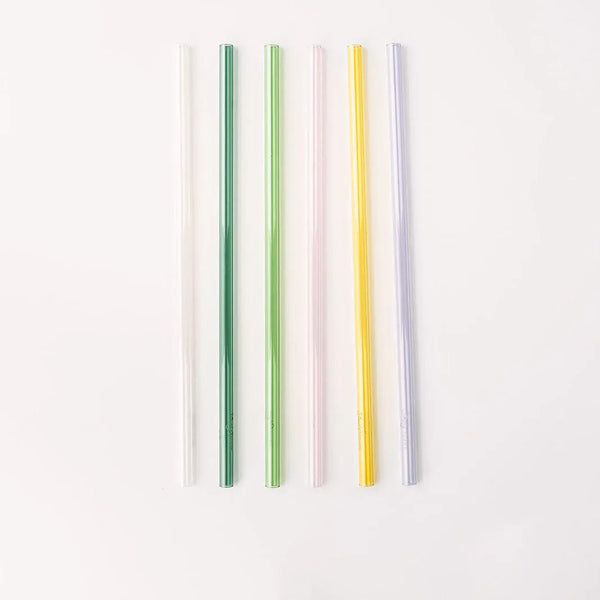 Simply Straws Tumbler 12" Glass Straw Set - Meadow