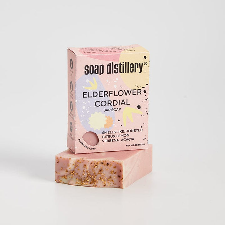 Soap Distillery ELDERFLOWER CORDIAL Soap Distillery, Natural Soap Bar, 4oz