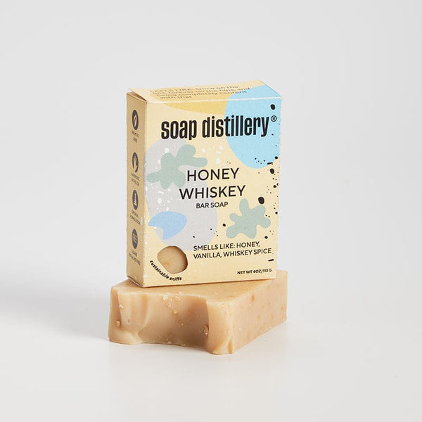 Soap Distillery Giftable (With Box) Honey Whiskey Bar Soap