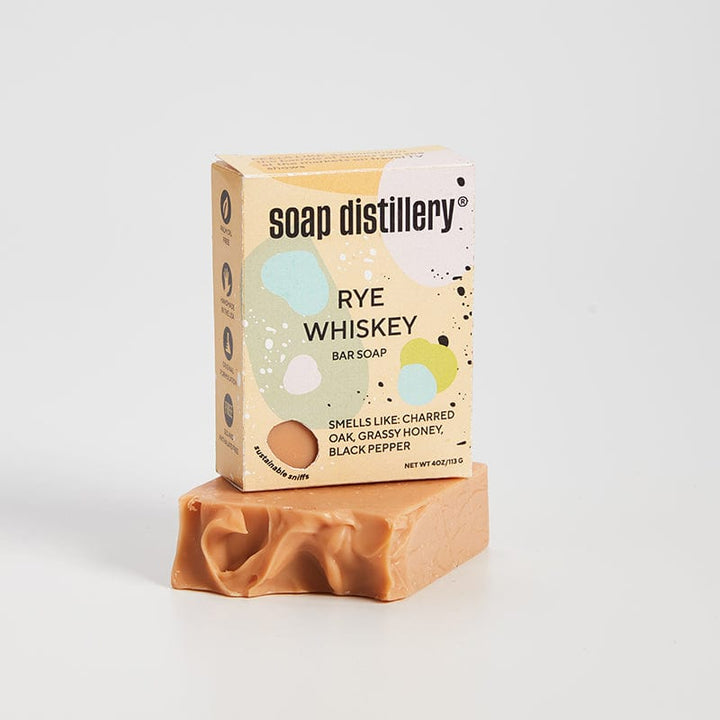 Soap Distillery RYE WHISKEY Soap Distillery, Natural Soap Bar, 4oz