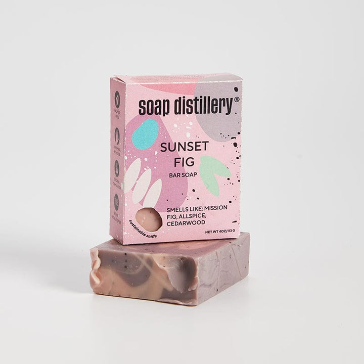 Soap Distillery SUNSET FIG Soap Distillery, Natural Soap Bar, 4oz