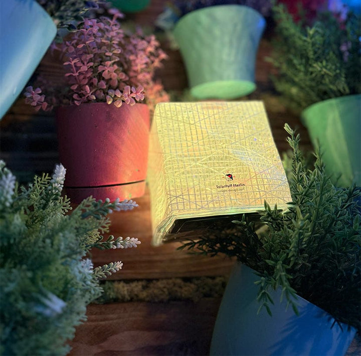 Solight Design Multicolor / Solar Puff™ SolarPuff™️ – Multicolor – Solar Lantern with 6 Happy Colors