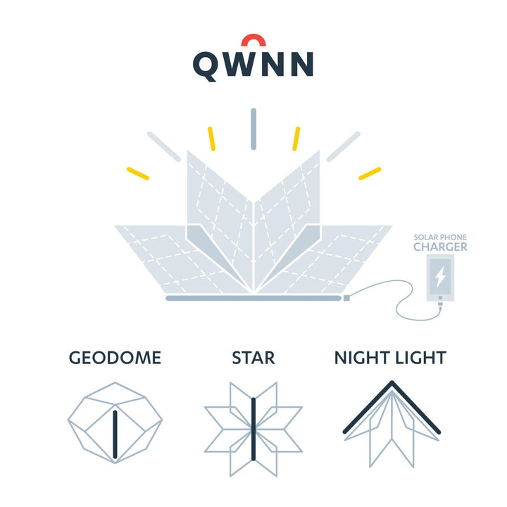 Solight Design Warm White QWNN™ – Solar Lantern and Phone Charging Power Bank