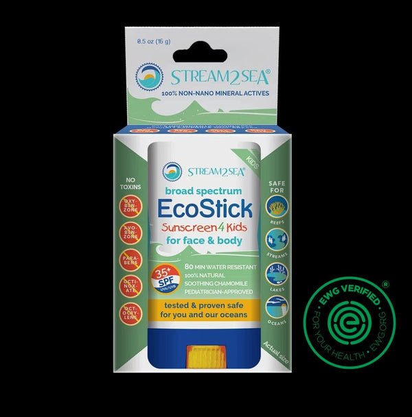 Stream2Sea EcoStick Sunscreen For Kids (w/ Eco-Safe Zinc™)