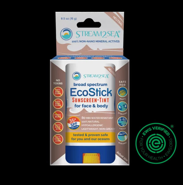 Stream2Sea EcoStick Sunscreen - Tint (w/ Eco-Safe Zinc™)